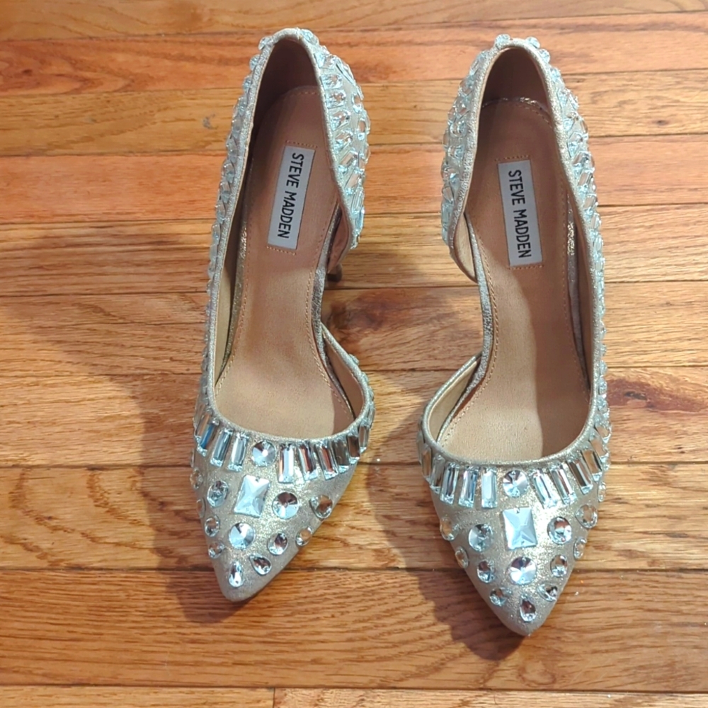 Steve Madden Galactic Rhinestone Pumps